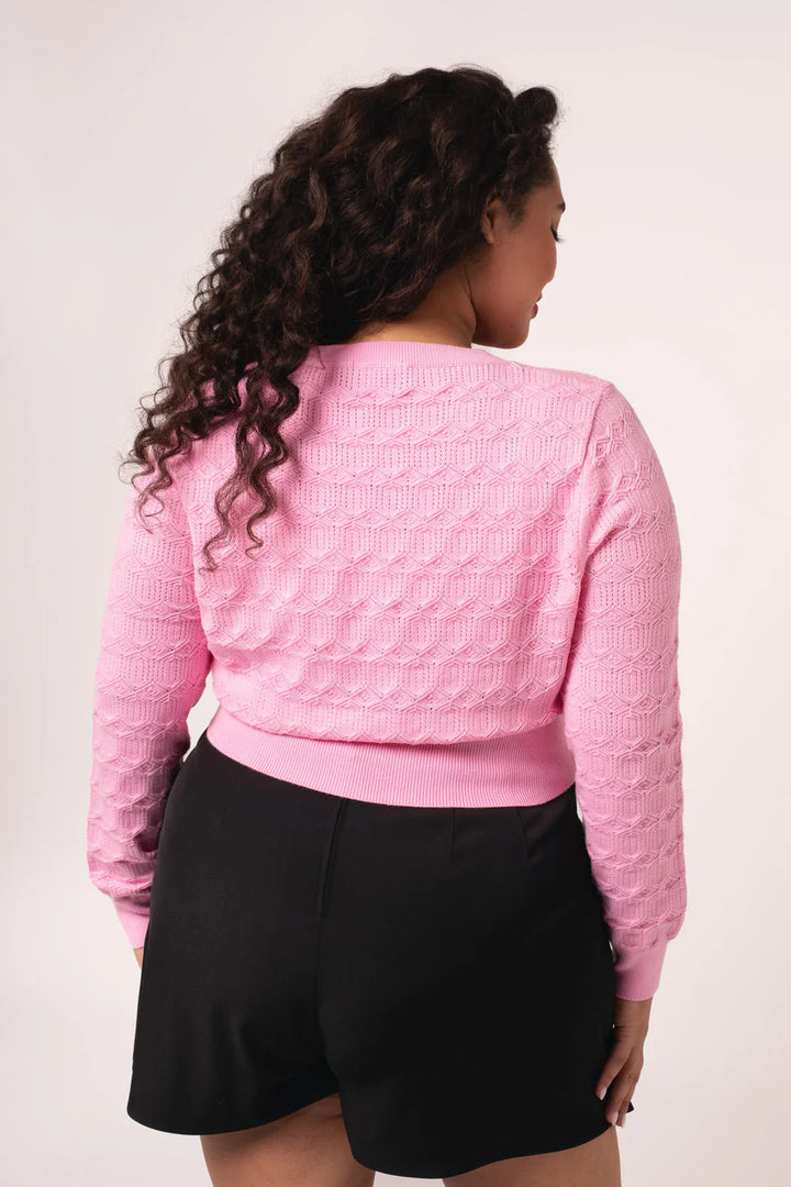 PREORDER - Lucie Cardigan Pink - Estimated dispatch 3rd of March