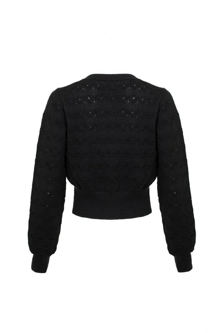 PREORDER - Lucie Cardigan Black - Estimated dispatch 3rd of March