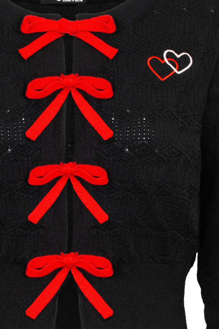 PREORDER - Lucie Cardigan Black - Estimated dispatch 3rd of March