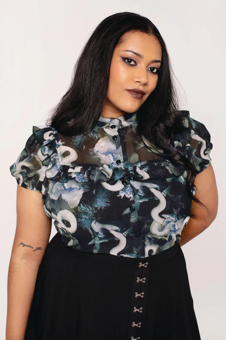 PREORDER - Serpent Blouse - Estimated dispatch 2nd of February
