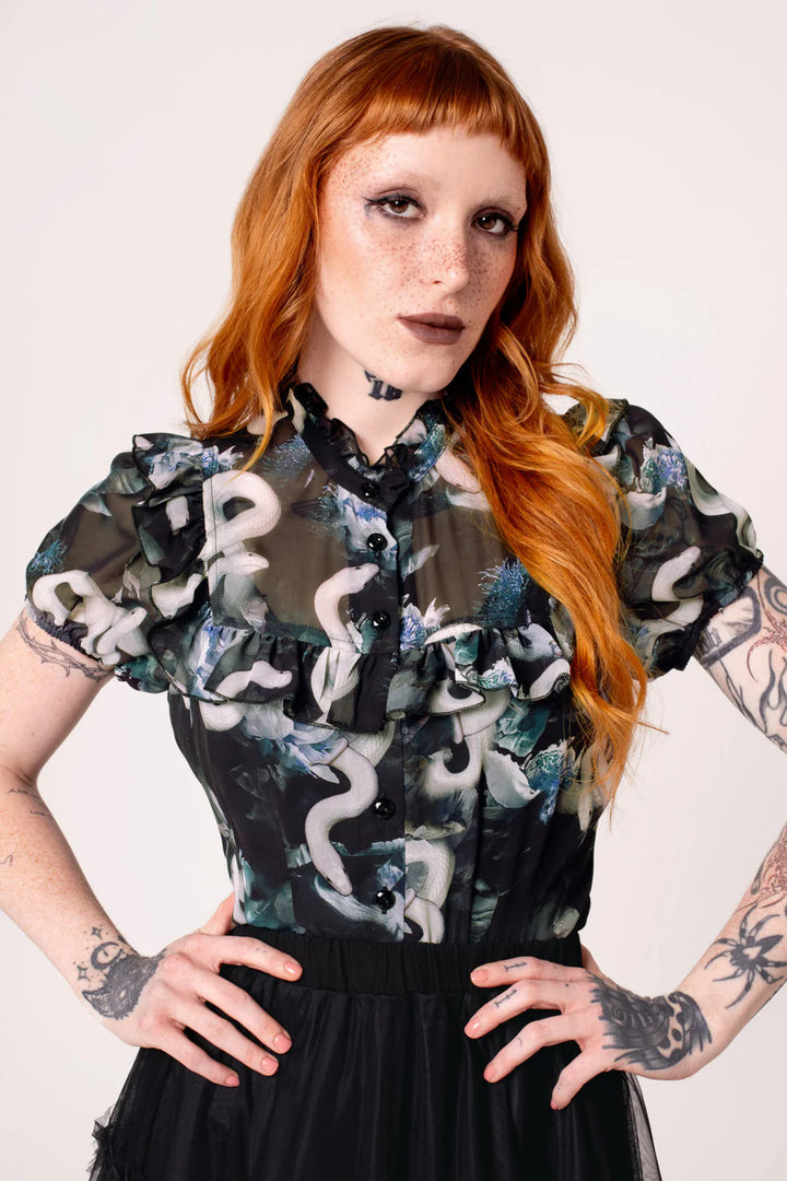 PREORDER - Serpent Blouse - Estimated dispatch 2nd of February