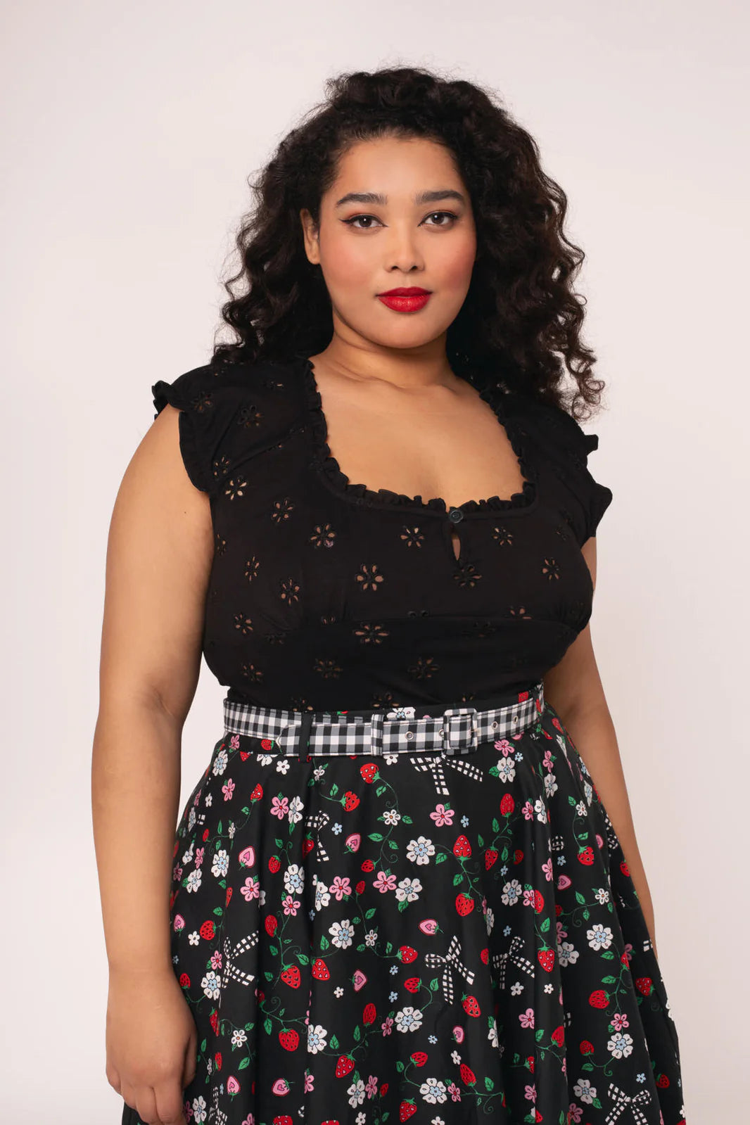 PREORDER - Sammy Jo Top in Black - Estimated dispatch 16th of June