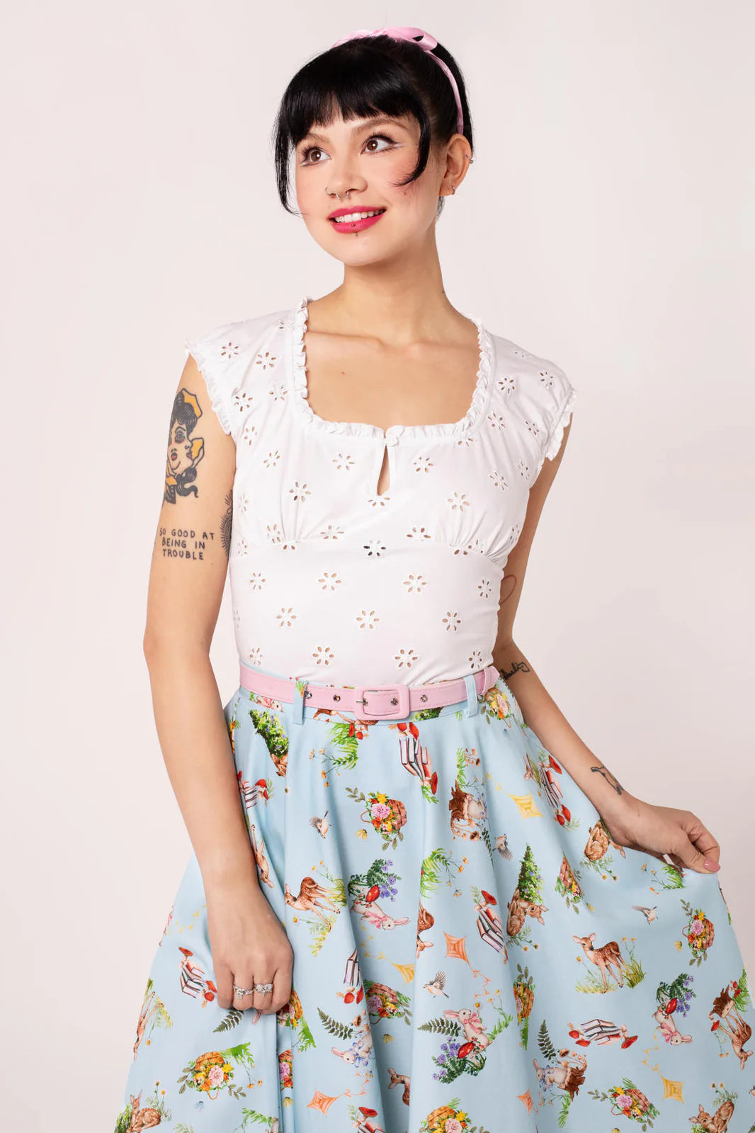 PREORDER - Sammy Jo Top in White - Estimated dispatch 16th of June