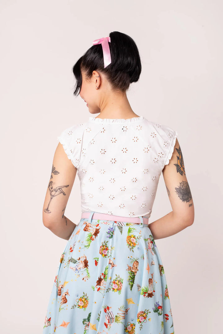 PREORDER - Sammy Jo Top in White - Estimated dispatch 16th of June