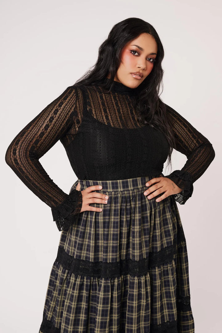 PREORDER - Maude Top in Black - Estimated dispatch date 14th of August