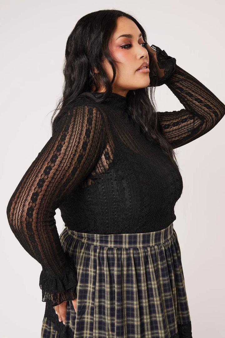 PREORDER - Maude Top in Black - Estimated dispatch date 14th of August