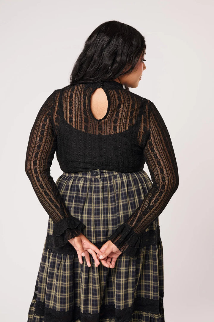 PREORDER - Maude Top in Black - Estimated dispatch date 14th of August
