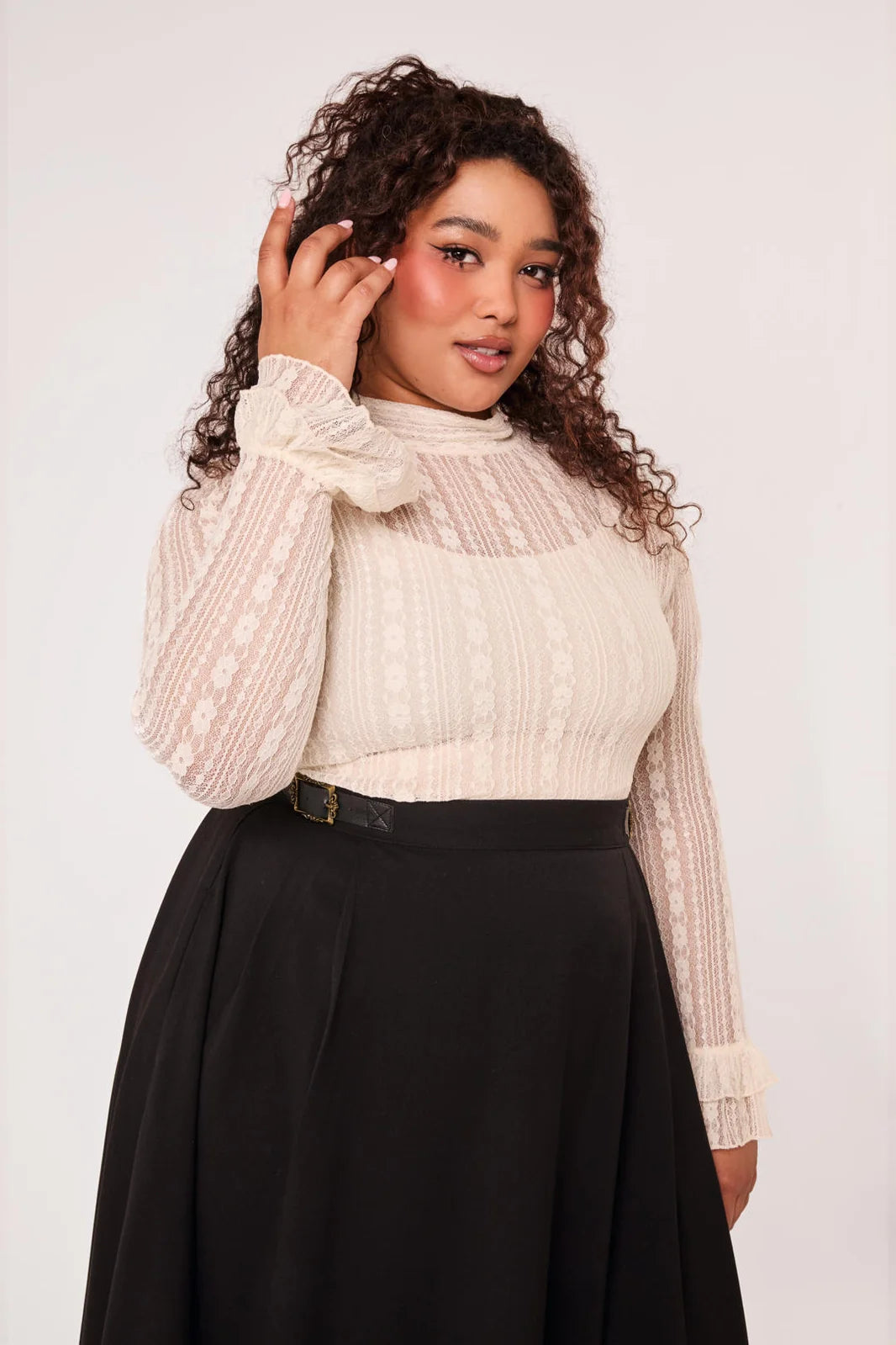 PREORDER - Maude Top in Ivory - Estimated dispatch date 14th of August