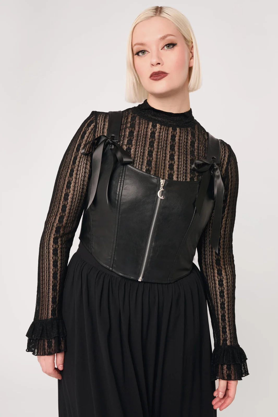 PREORDER - Black Steel Corset - Estimated dispatch date 22nd of September