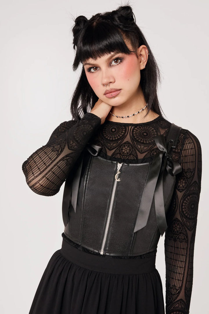 PREORDER - Black Steel Corset - Estimated dispatch date 22nd of September