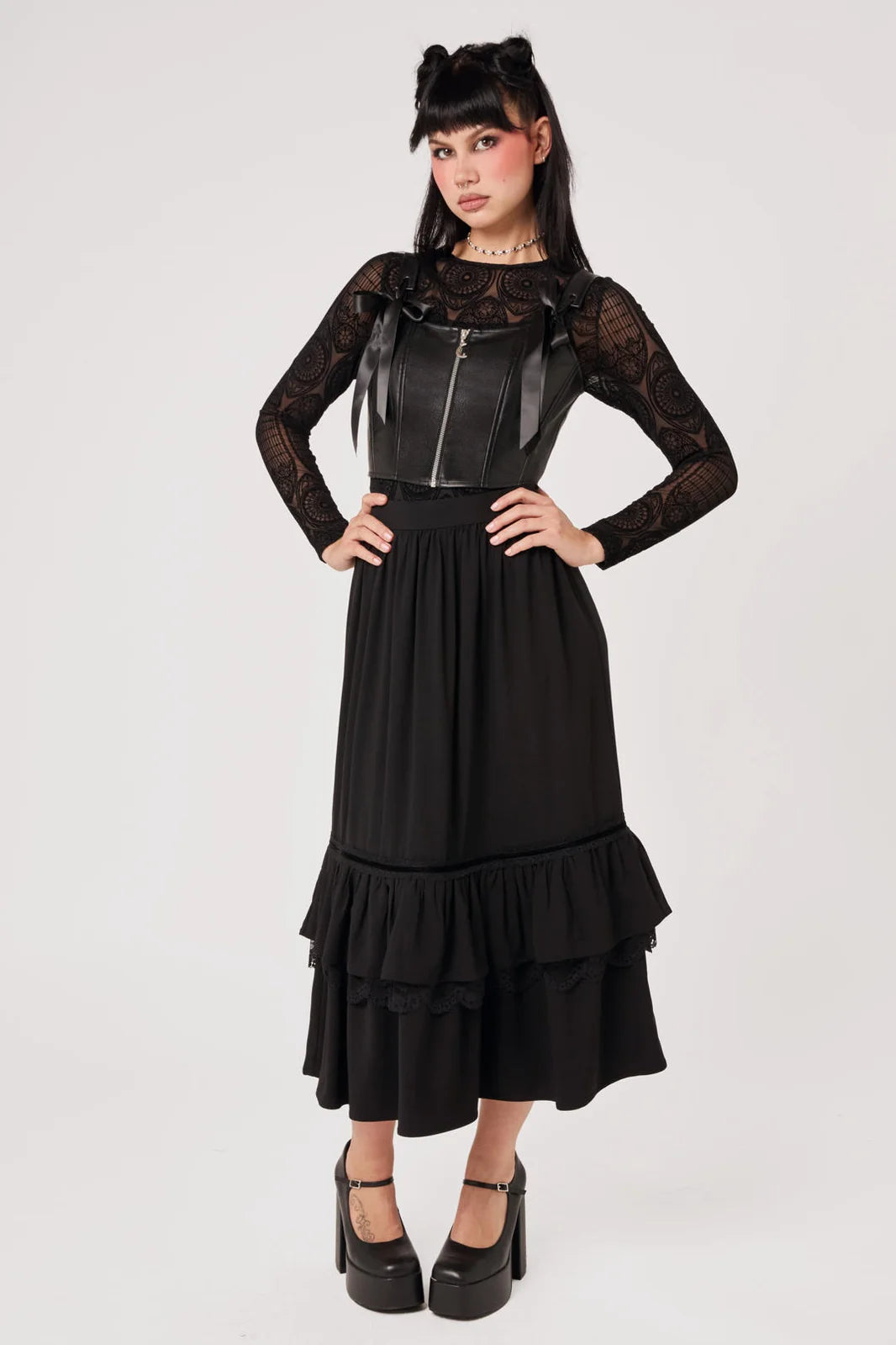 PREORDER - Black Steel Corset - Estimated dispatch date 22nd of September
