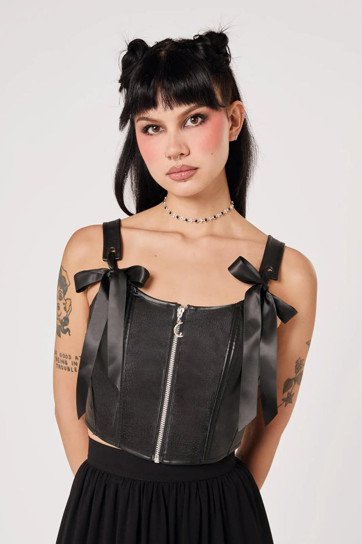 PREORDER - Black Steel Corset - Estimated dispatch date 22nd of September
