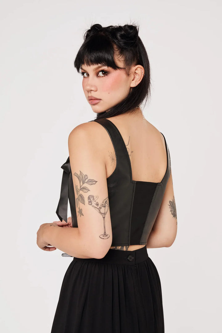 PREORDER - Black Steel Corset - Estimated dispatch date 22nd of September