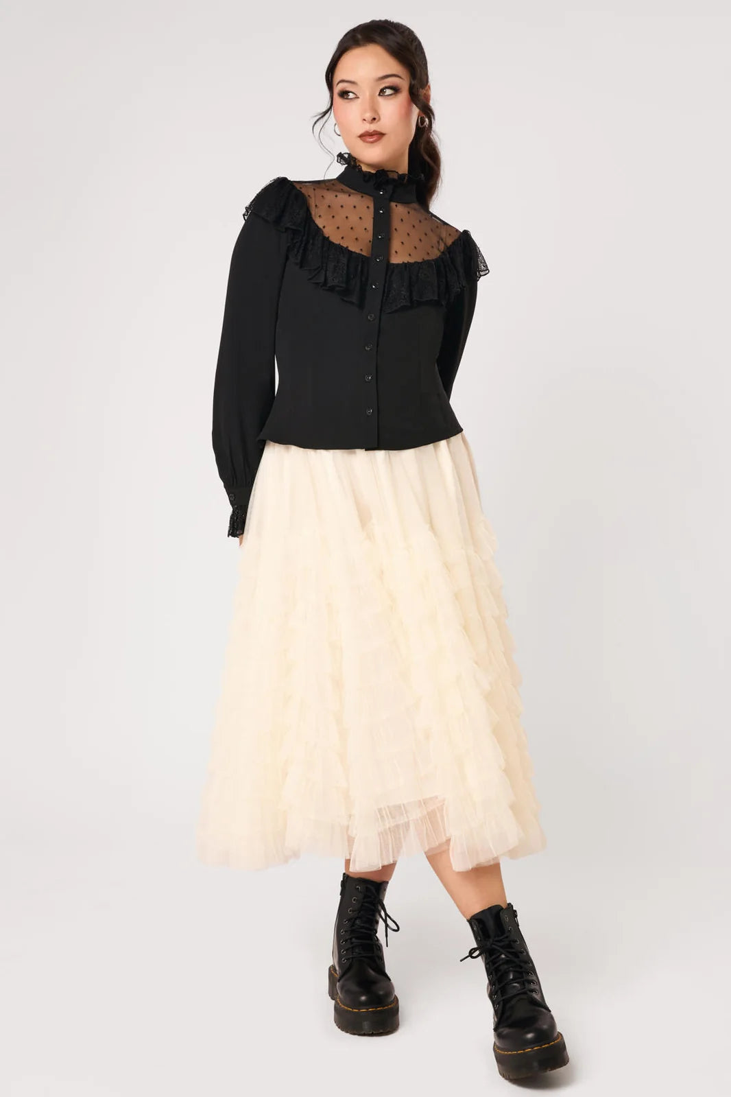 PREORDER - Dark Knight Blouse - Estimated dispatch date 8th of September