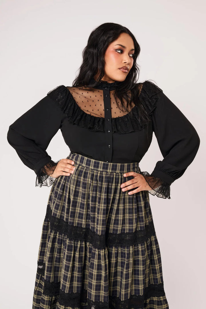 PREORDER - Dark Knight Blouse - Estimated dispatch date 8th of September
