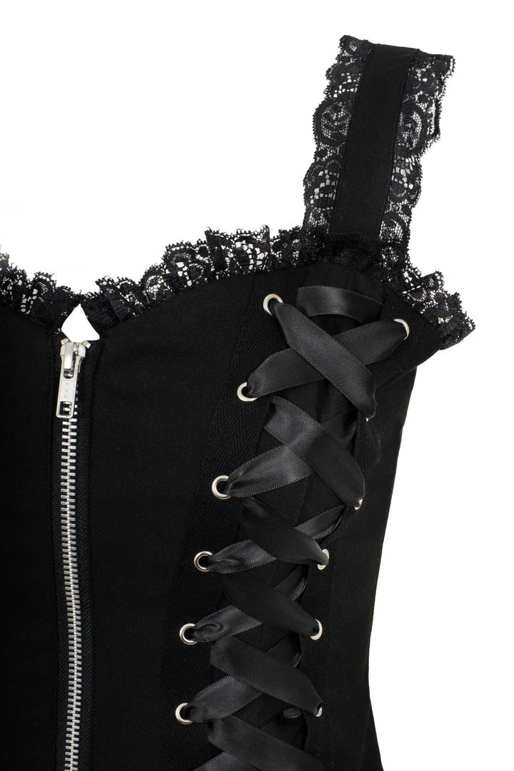PREORDER - Black Quinzel Top - Estimated dispatch date 25th of August