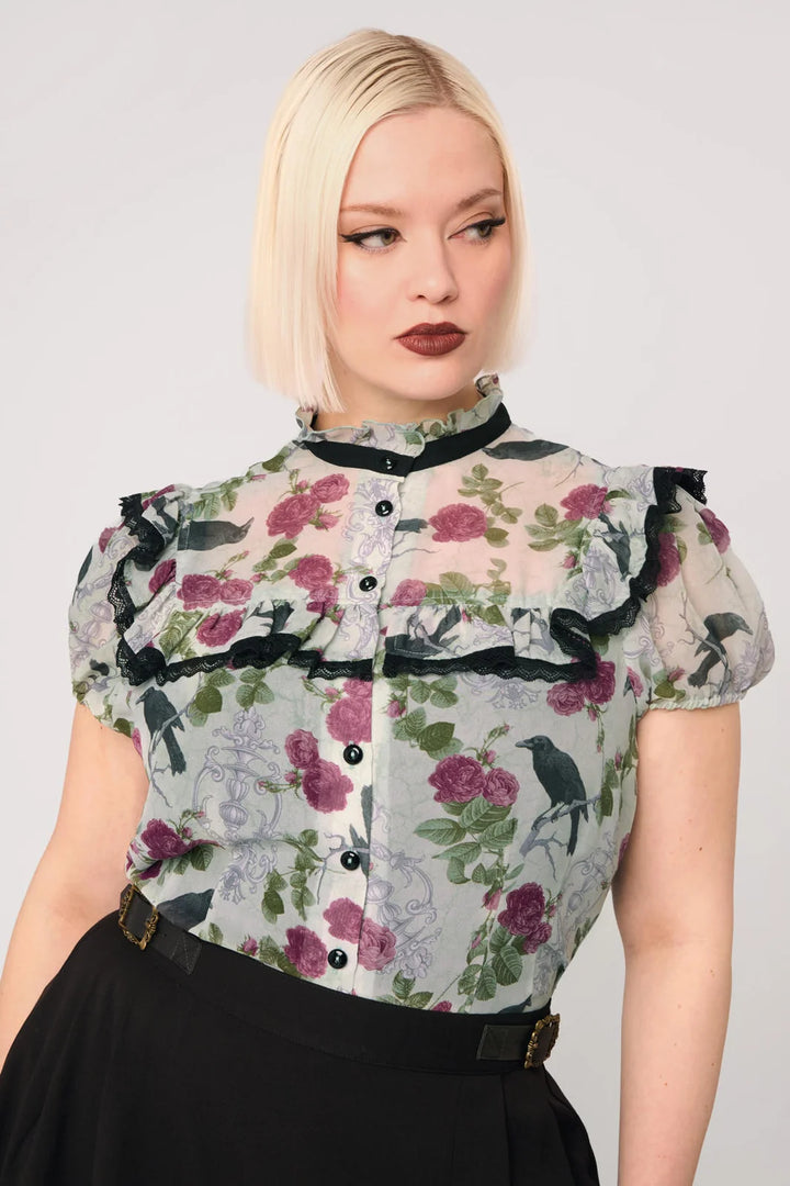 PREORDER - Raven Blouse - Estimated dispatch date 8th of October