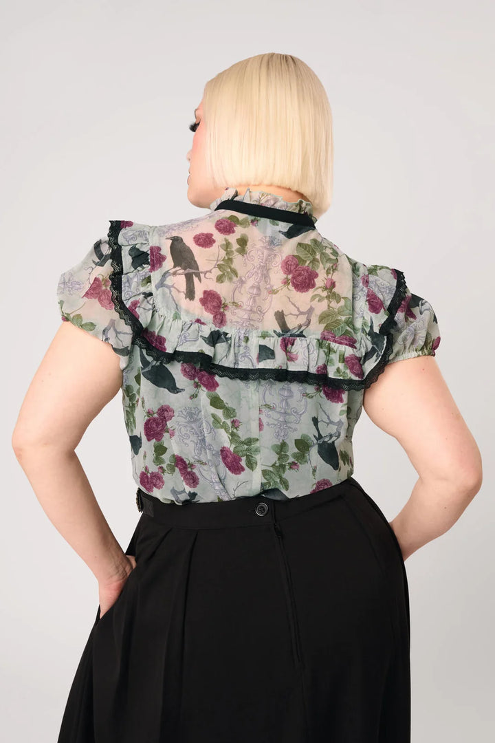 PREORDER - Raven Blouse - Estimated dispatch date 8th of October