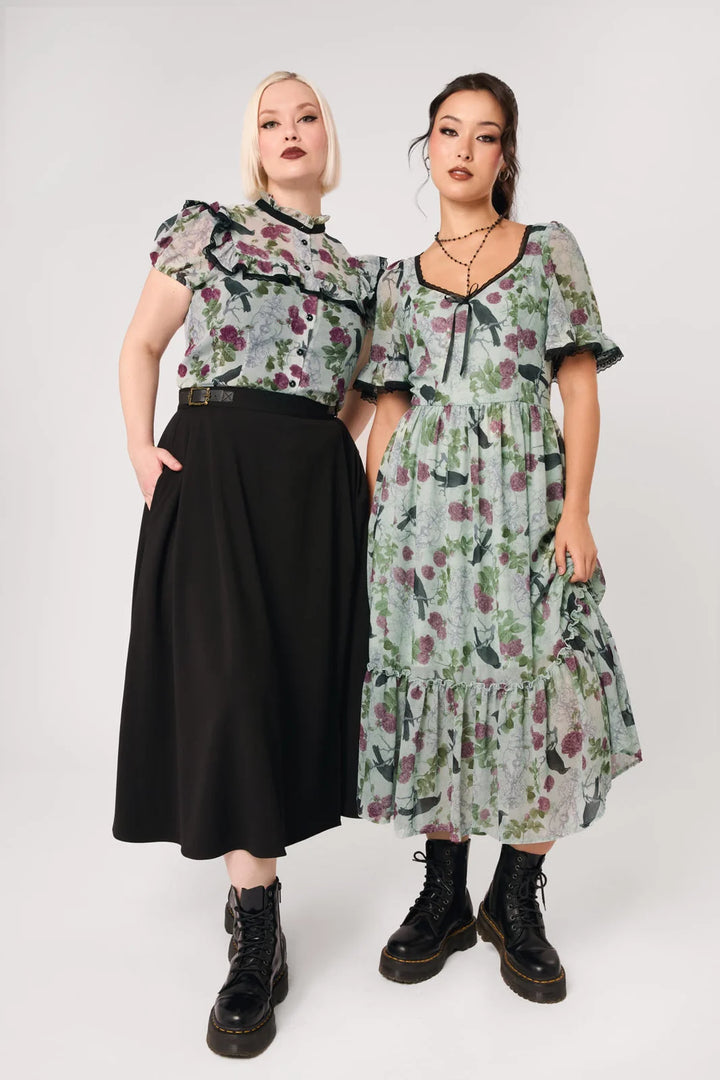 PREORDER - Raven Blouse - Estimated dispatch date 8th of October