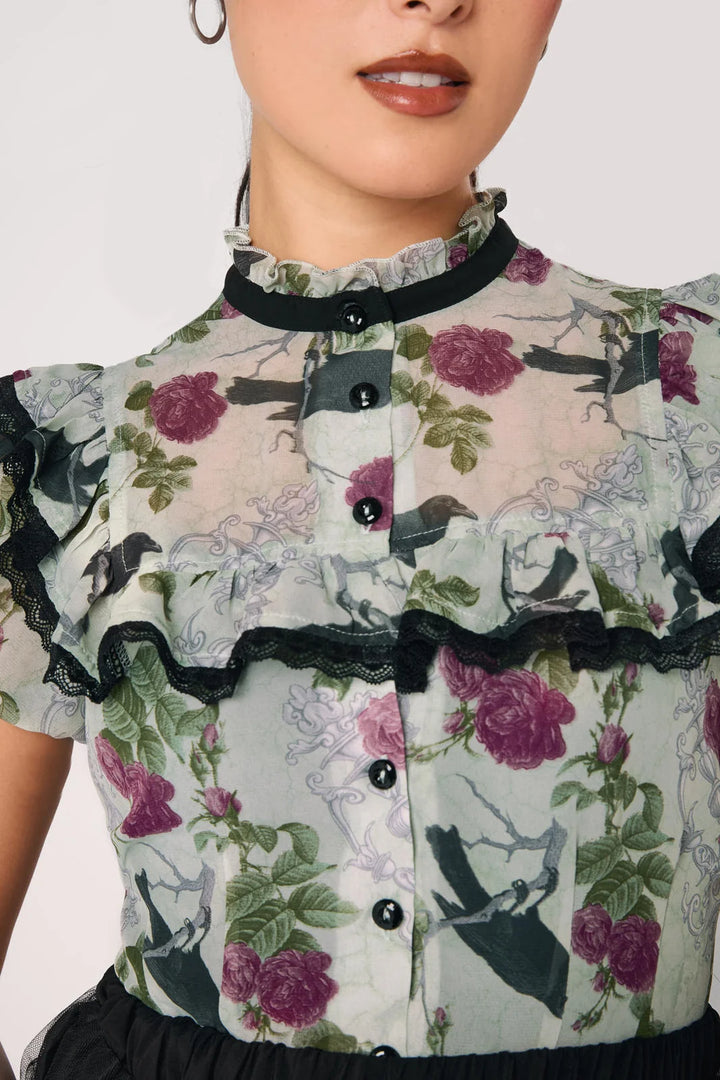 PREORDER - Raven Blouse - Estimated dispatch date 8th of October