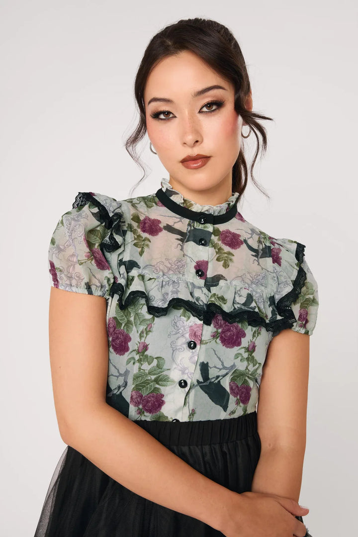 PREORDER - Raven Blouse - Estimated dispatch date 8th of October