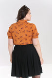 Vixey Blouse - Brown - Preorder for dispatch 19th June