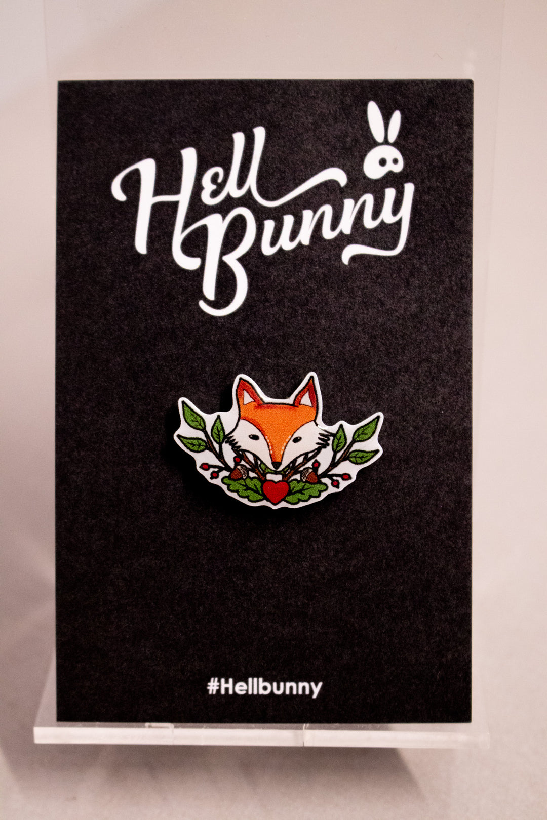 Hell Bunny Basil Fox Pin
