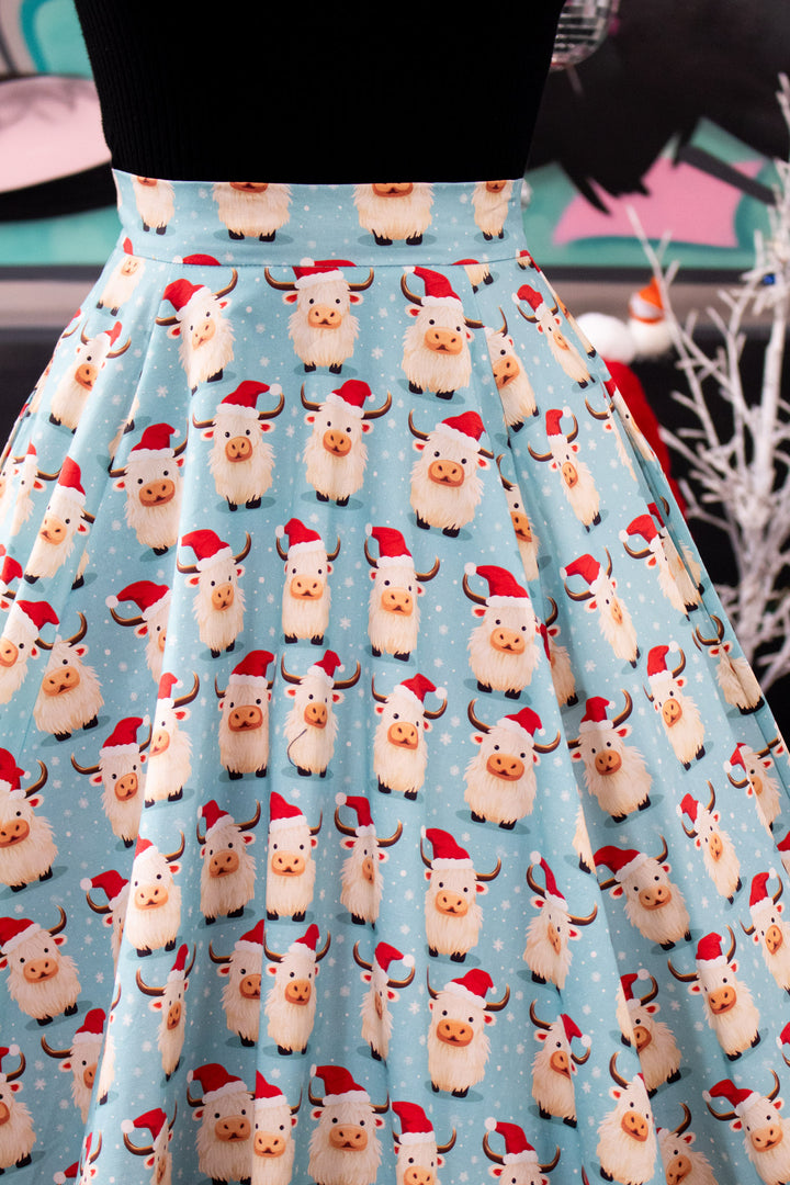 INSTOCK - Iris Swing Skirt - Christmas Highland