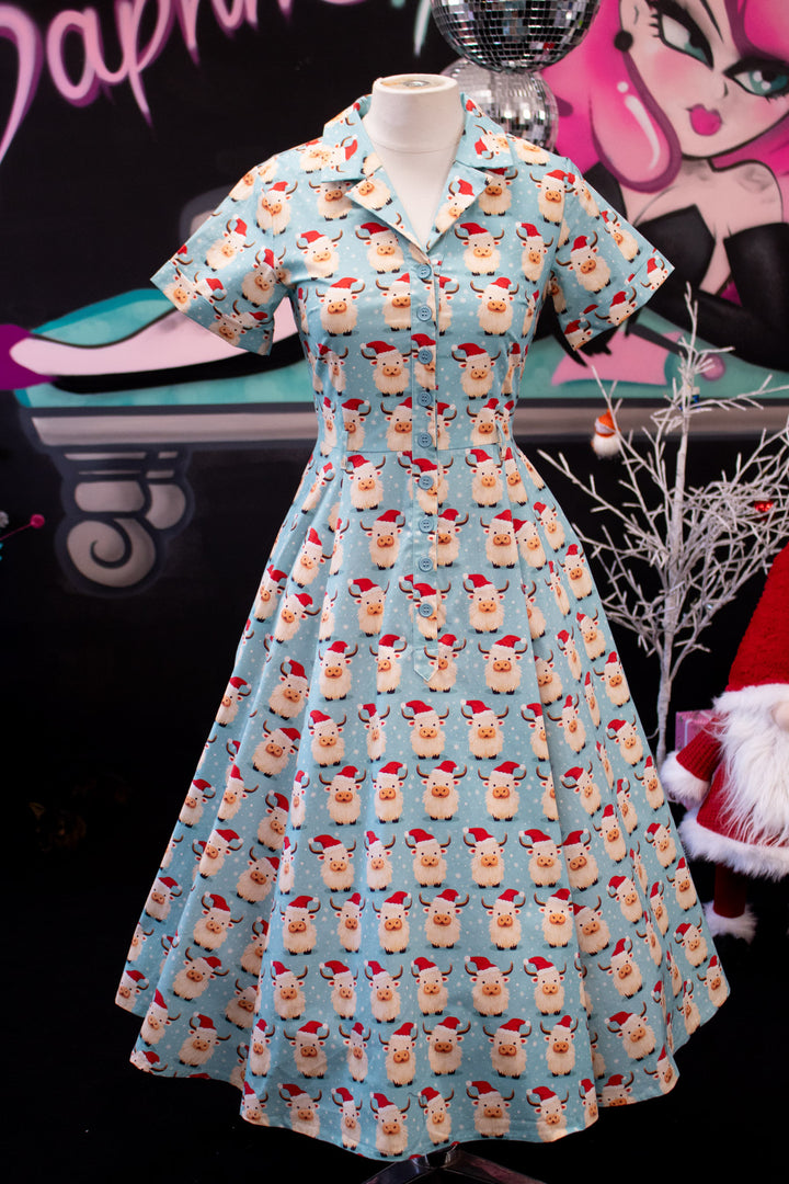 INSTOCK - Peggy Swing Dress - Christmas Highland