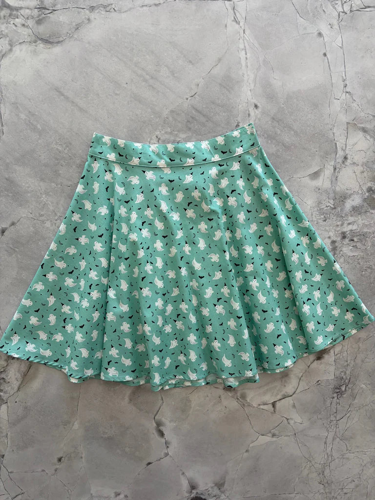 PREORDER - Ghost Skater Skirt - Estimated dispatch date 30th July