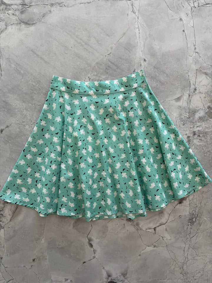 PREORDER - Ghost Skater Skirt - Estimated dispatch date 30th July