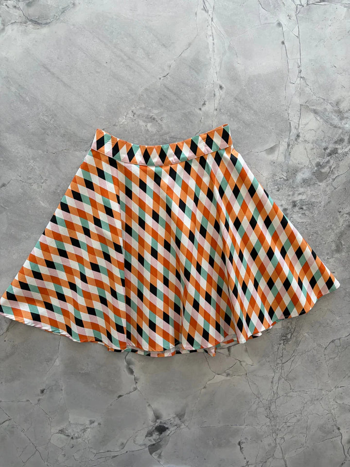 PREORDER - Harlequin Skater Skirt - Estimated dispatch date 30th July