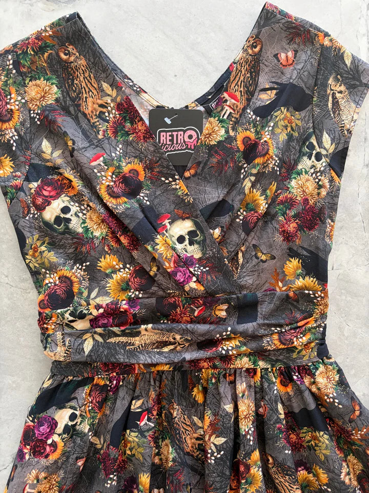 PREORDER - Web of Darkness Greta Dress - Expected dispatch date 30th July