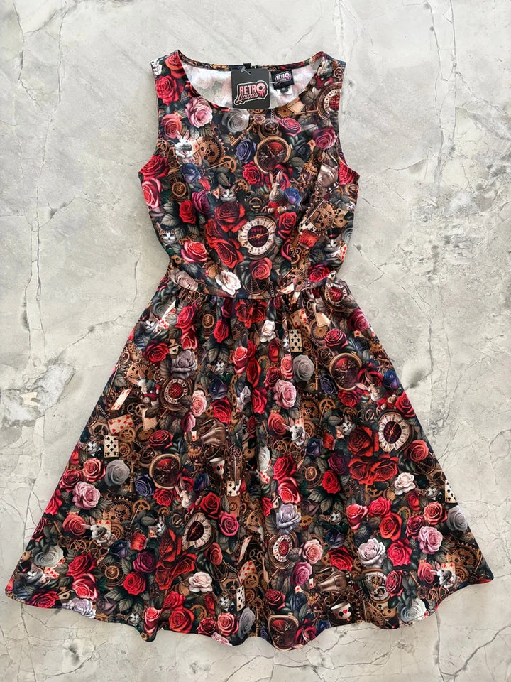 PREORDER - Dark Wonderland Vintage Dress - Estimated dispatch 11th of August