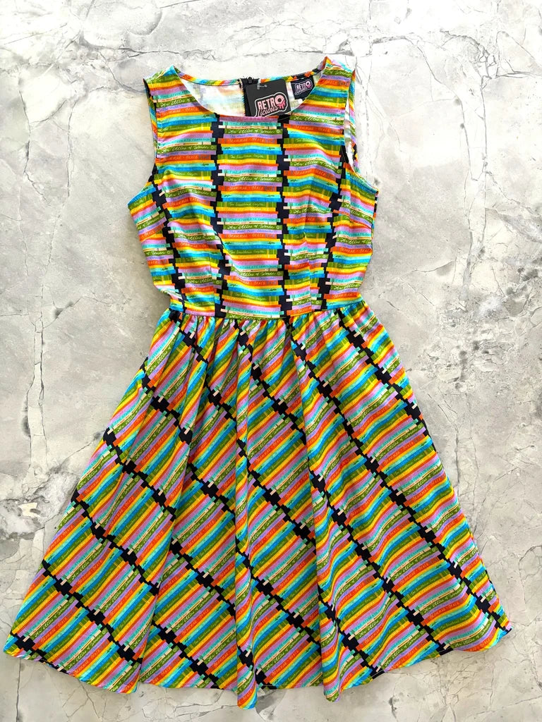 PREORDER - Book Stacks Vintage Dress - Estimated dispatch 25th of August