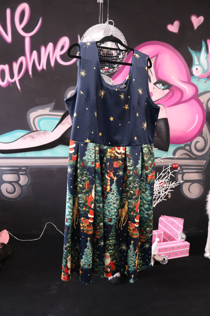 Blue Santa Dress - size 20