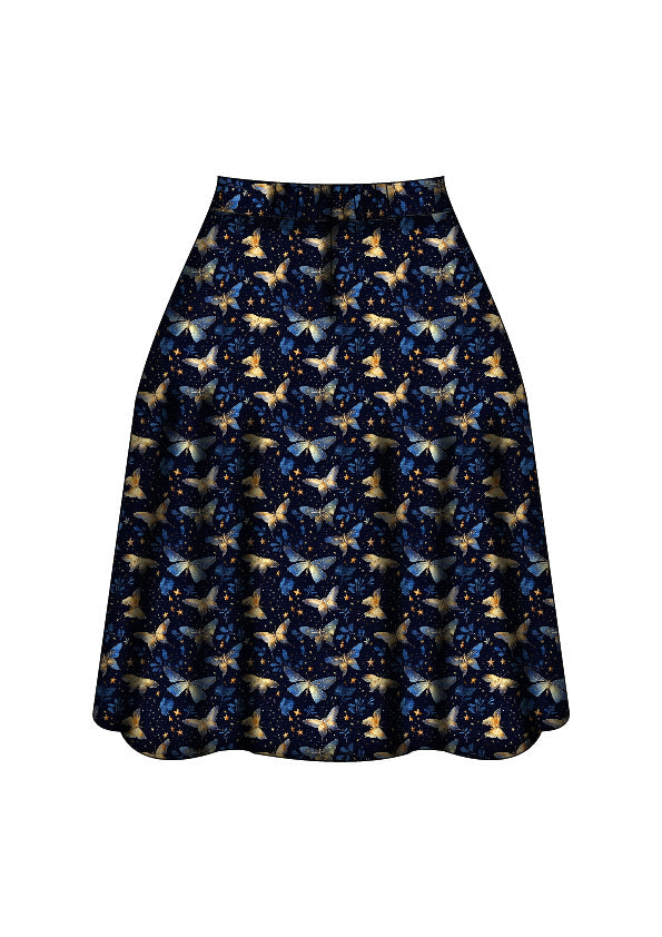 Iris Swing Skirt - Twilight Flutter - Preorder for dispatch 9th September
