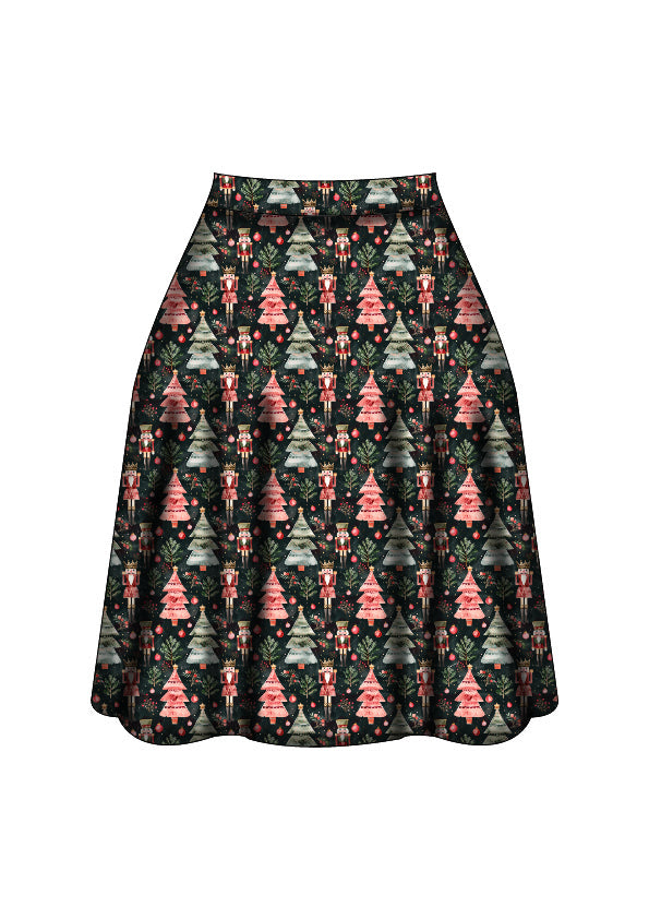 Iris Swing Skirt - Christmas Nutcracker - Preorder for dispatch 28th of October