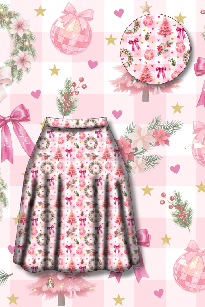 LIMITED EDITION - Iris Skirt - A Love Daphne Pinkmas - Estimated dispatch date 5th of November