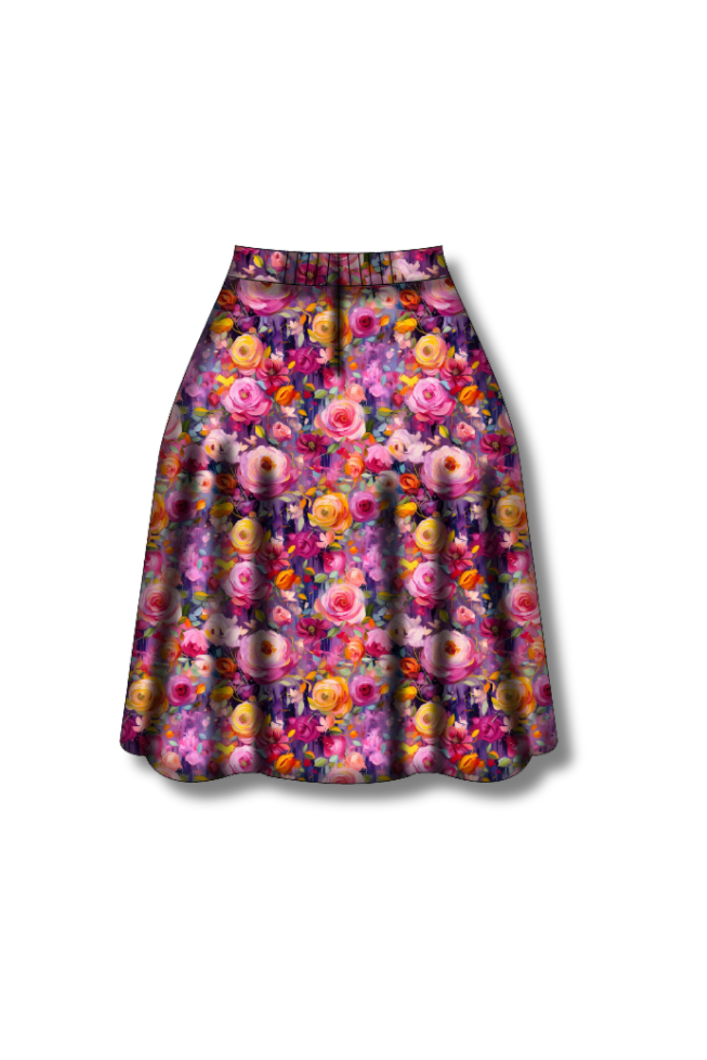 PREORDER - Iris Swing Skirt - Painted in Bloom - Estimated dispatch date 27th of October