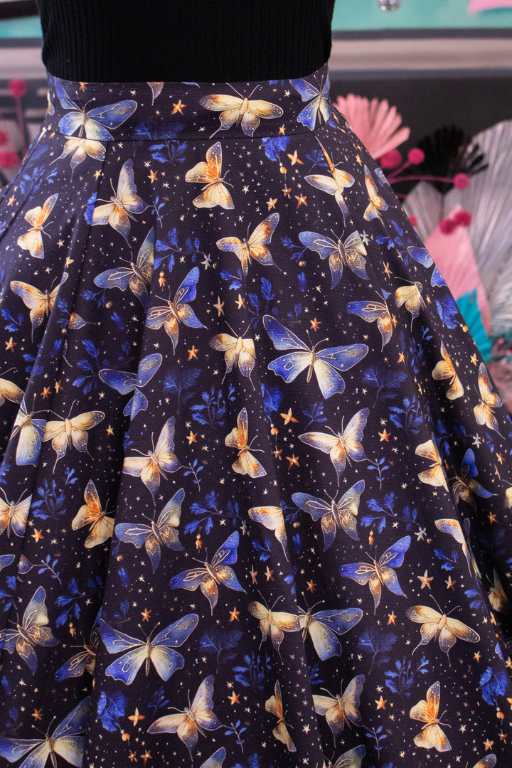Iris Swing Skirt - Twilight Flutter