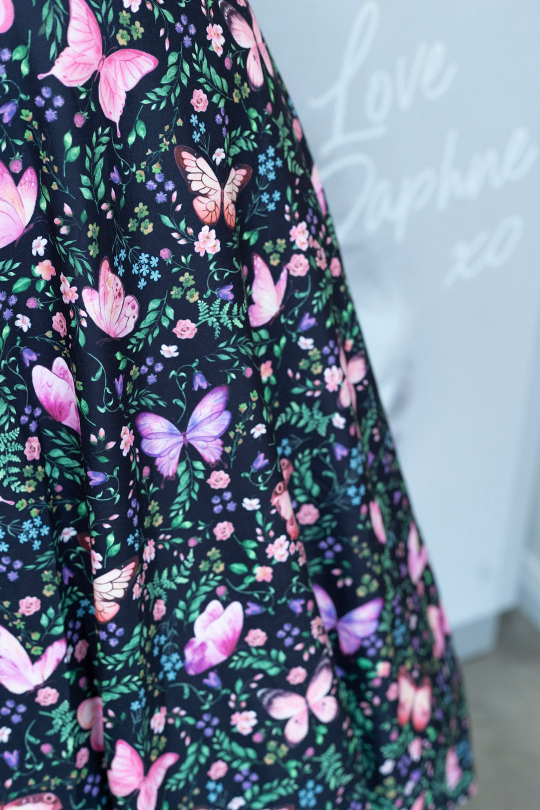 Julia Butterfly Garden Midi Dress