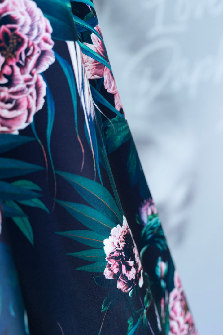 PREORDER - Lily Black Garden Swing Dress - Expected dispatch 15th of September