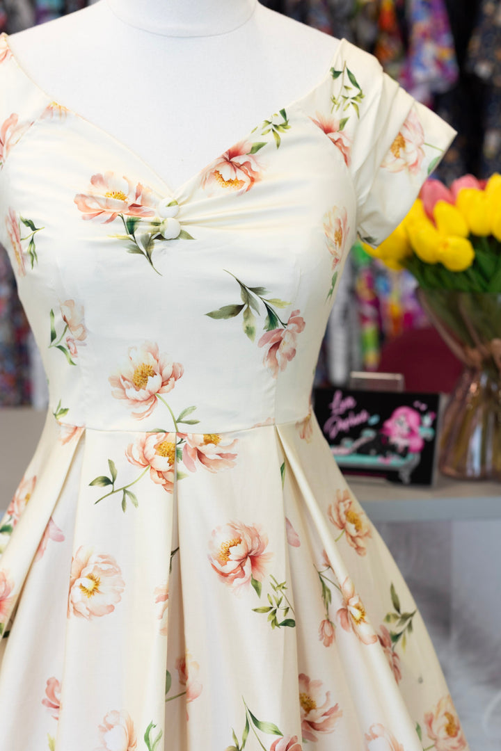 Lily Light Pink Peony Dress
