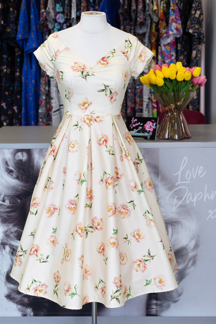 Lily Light Pink Peony Dress