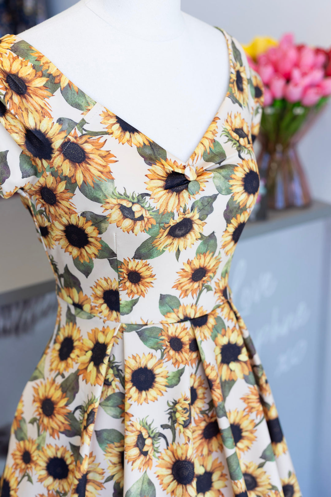 Lily Sunflower Dress
