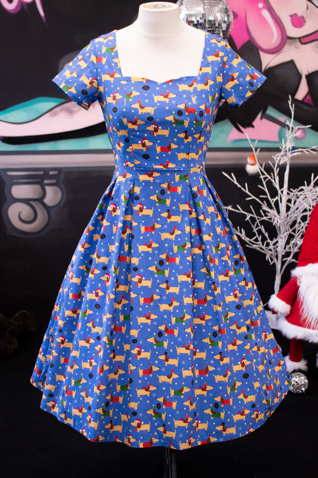 INSTOCK - Pixie Sweetheart Dress - Long Dog's Christmas