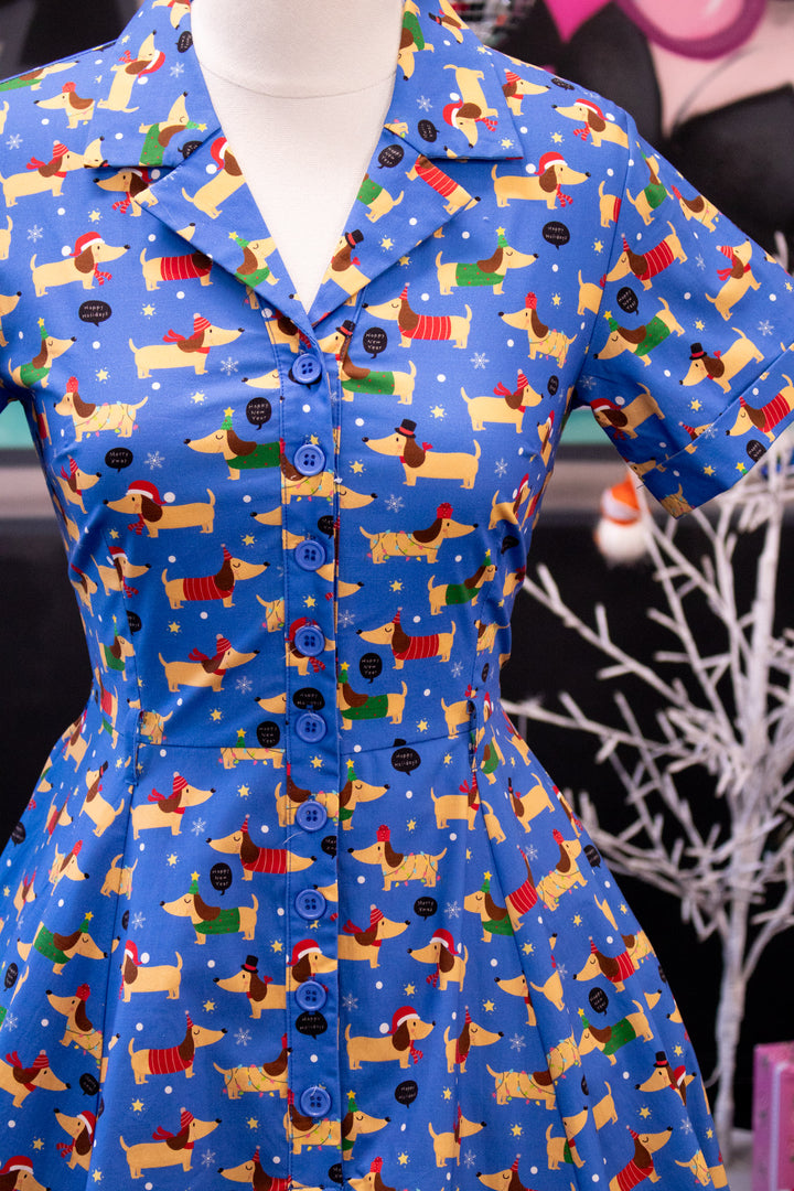 INSTOCK - Peggy Swing Dress - Long Dog's Christmas