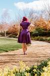 Mimi Swing Dress - Purple Sparkle