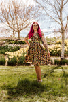 Pixie Sweetheart Dress - Spring Foxy